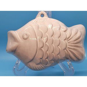 Vintage Redware Fish Mold